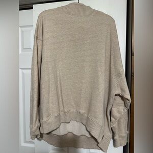 Aerie Tan Cowl Neck Sweater